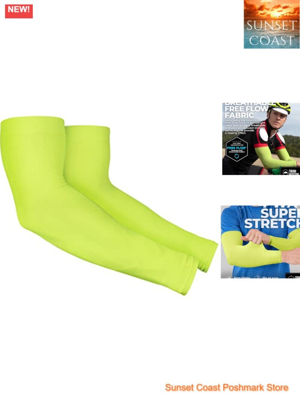 UV Sun Protection Arm Sleeves for Men Women - Cooling Compression Golf Baseball